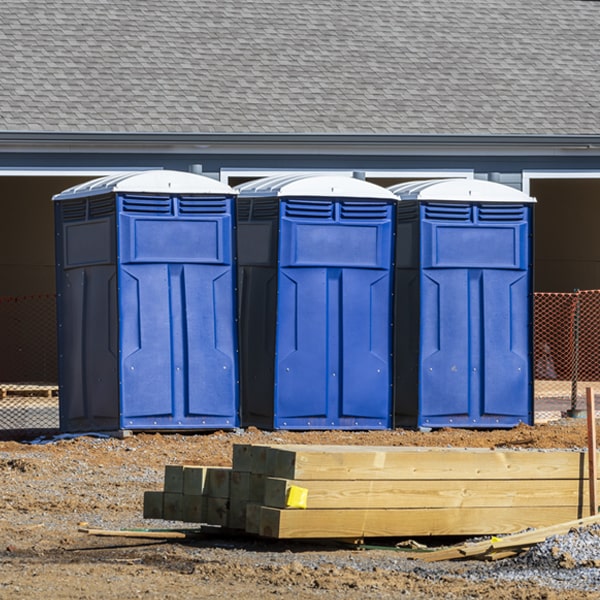 are there any restrictions on what items can be disposed of in the porta potties in Norton